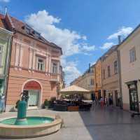 Győr, the city center is nice