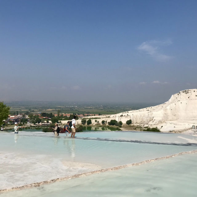 Turkey🇹🇷A Dreamlike Journey Through Pamukkale’s Cotton Castle☁️🏰