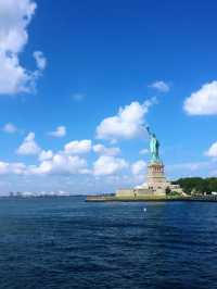Take a boat ride to admire the Statue of Liberty and the stunning scenery of the bay.
