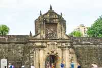 Philippines' ancient castle in the center of Manila city.