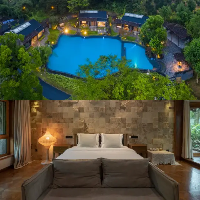 เข้าพักที่โรงแรมชนบท Anji Lianqing