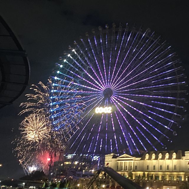 橫濱港跨年之旅，三二一倒數花火迎新年