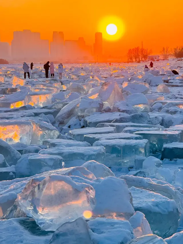 It's not Iceland, it's the exclusive Diamond Sea in Harbin