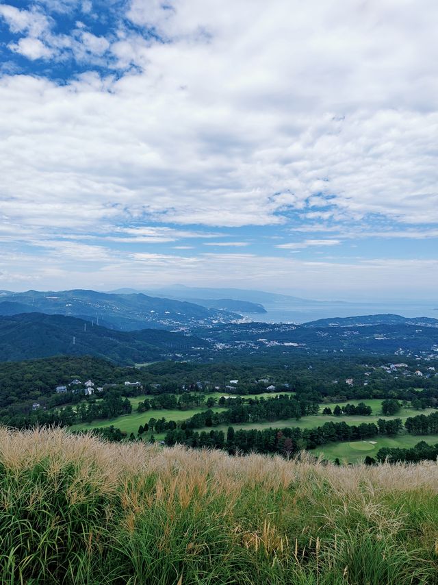 《你的名字》原型大室山打卡