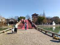 石湖公園，縮小版的杭州西湖，風景迷人！