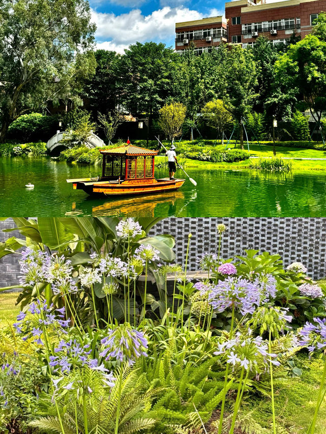 有這樣一個浪漫且獨屬於成都的公園！！摩訶池