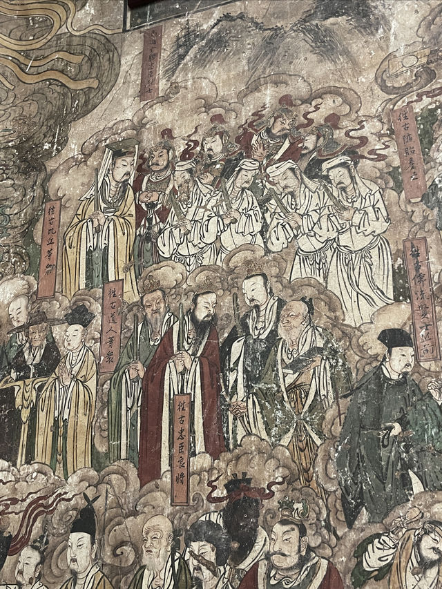華棟壁繪 至者聳觀｜石家莊毗盧寺壁畫