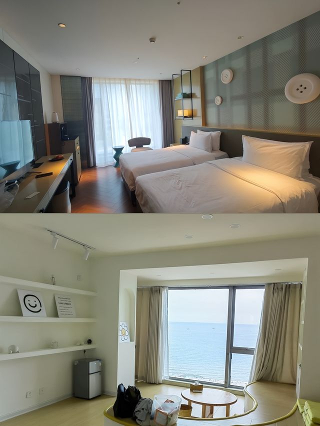 煙台濱海廣場躺看海景心值哭