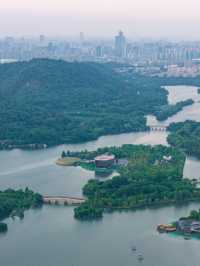 杭州湘湖徒步登山路線,視角絕美不輸西湖。