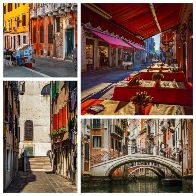 Venice, a city on the water, is a romantic painting that never ends.