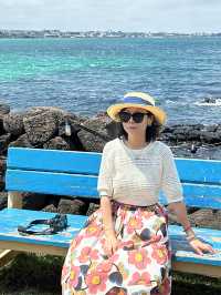 濟州島涯月邑海邊人氣咖啡室。