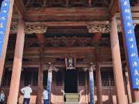 打卡山西介休袄神樓。