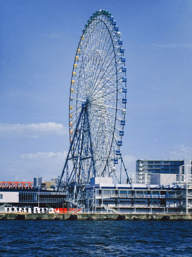 大阪環球影城乘免費渡輪到天保山摩天輪／海遊館！