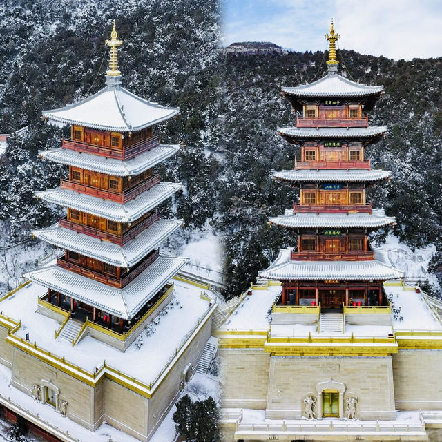 紅牆白雪中我在太原遇見了傳說中的天上宮闕