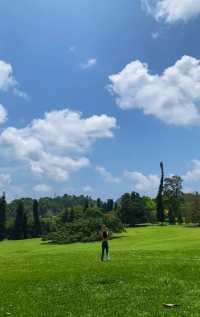 the Royal Botanical Gardens in Kandy, Sri Lanka