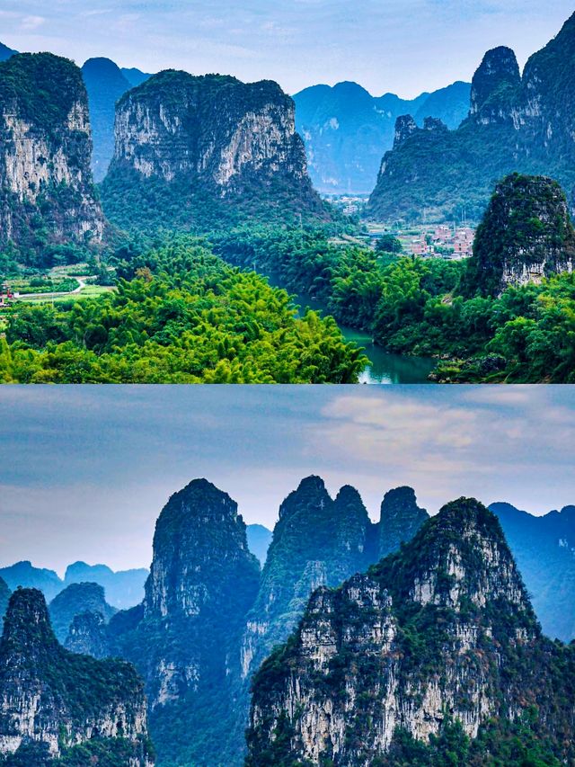 廣西河池龍江第一灣，讓你的眼睛懷孕的風景！