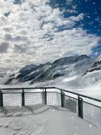 Jungfraujoch is the top of the mountain ❤️