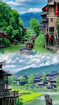 震撼！烏江寨的美景竟然比仙境還夢幻！