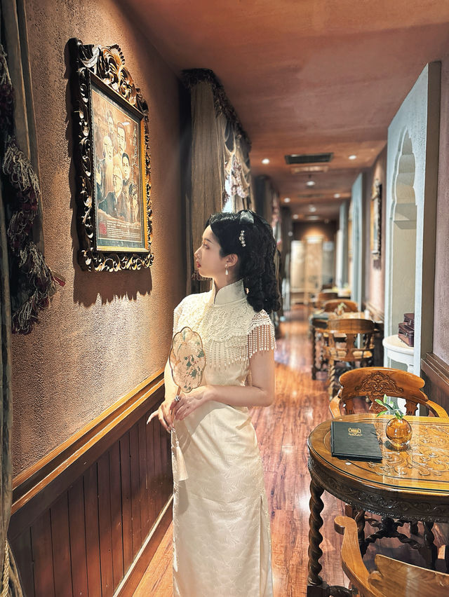 喺百年飯店cos白秀珠，隨手影都係民國畫報