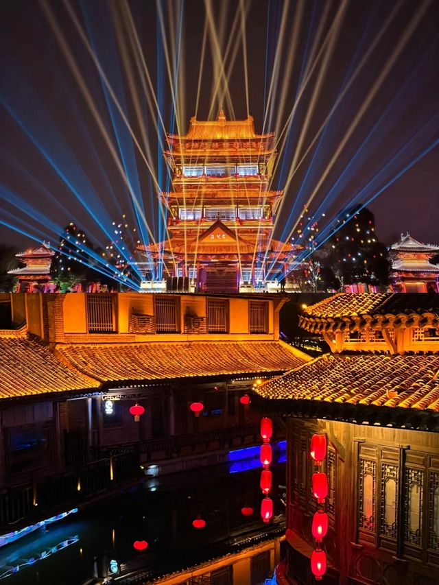 比烏鎮更狂野！棗莊台兒莊古城夜遊攻略，99%人都唔知嘅隱藏玩法