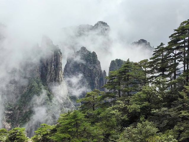 頂著25℃嘅暖陽，我用8小時走完黃山最硬核嘅徒步路線！雖然天都峰臨時關閉有啲小遺憾，但呢絕對係