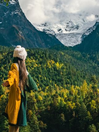 Self-driving in Tibet｜A Turn on G318 to Gaze at Langqiu Glacier