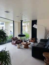 碼住在廬山西海碰上了chao牛的出片民宿～