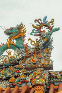 樸素又繁盛潮汕屋頂在饒平