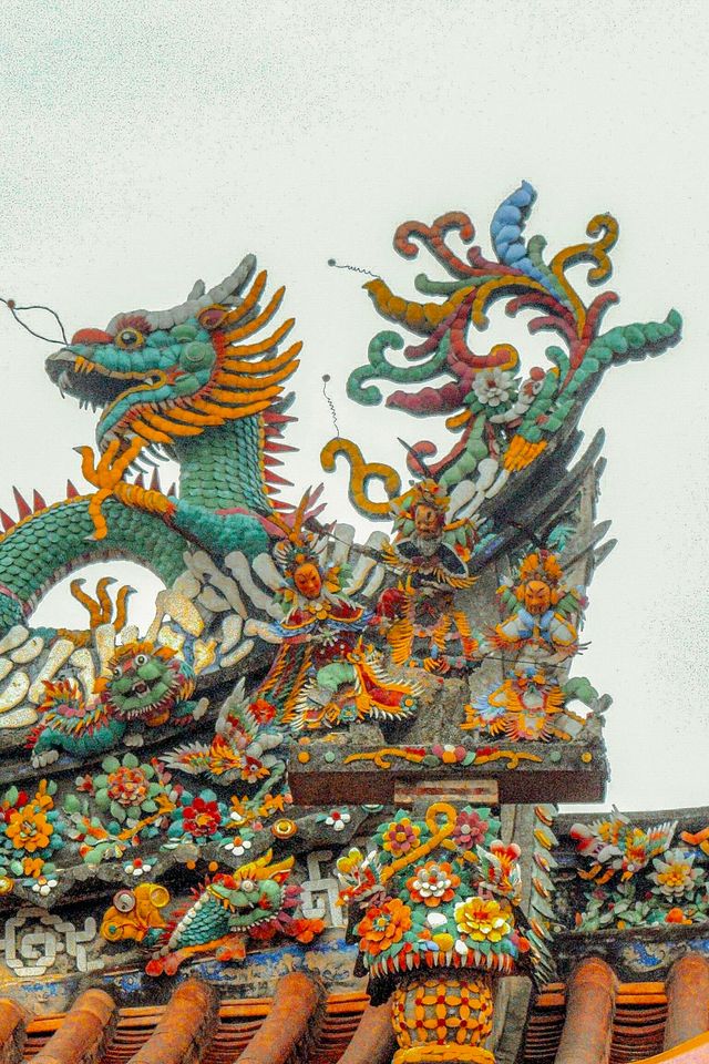 樸素又繁盛潮汕屋頂在饒平 樸素又繁盛潮汕屋頂在饒平