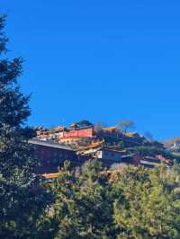 五台山淡季晚霞與1080級台階的挑戰