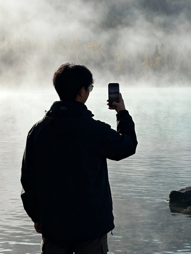 秋天的喀納斯，隨手一拍都是壁紙
