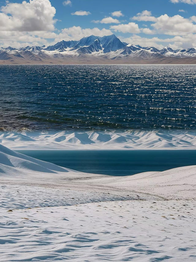 冬日限定！納木錯藍冰仙境美到窒息攻略