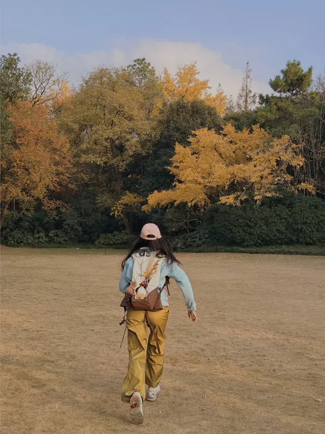 上海植物園紅葉撿秋墜美機位