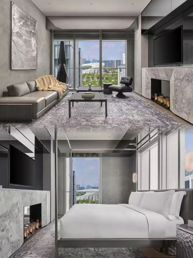 在魔都空中泳池看日落！感謝陳偉霆的推薦