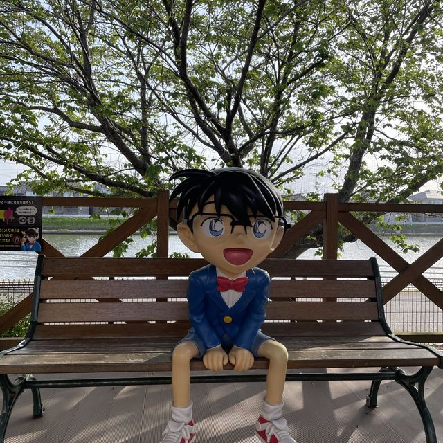 【鳥県/コナン駅(由良駅)コナンに会える街】