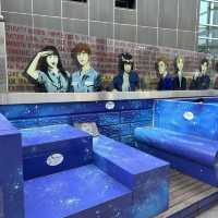 光州の市内にあるK-popスターロード！？