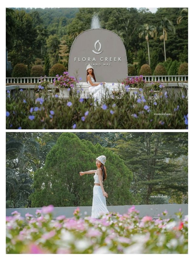 ให้ดอกไม้และขุนเขาโอบกอดเราที่ "Flora Creek"