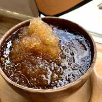 豆漿做成的冰沙球！台中清水特色美食