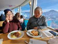 Dining at 360° Restaurant 2970m abv sea level