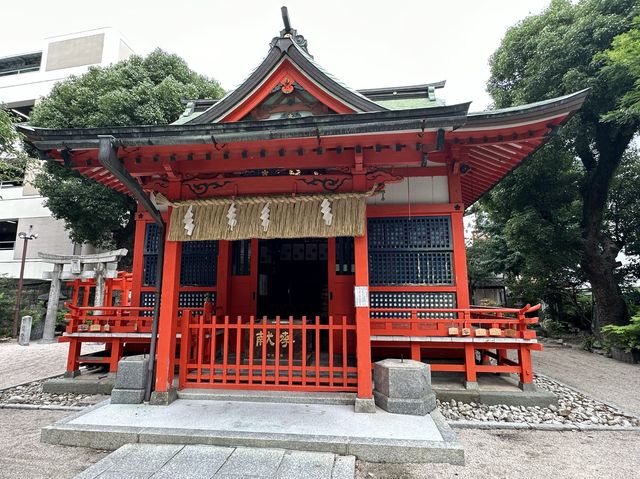 福岡・天神。『天神』地名の由来『水鏡天満宮』