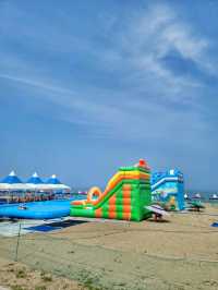 오토캠핑장과 물놀이장이 있는 경주 해수욕장🏖