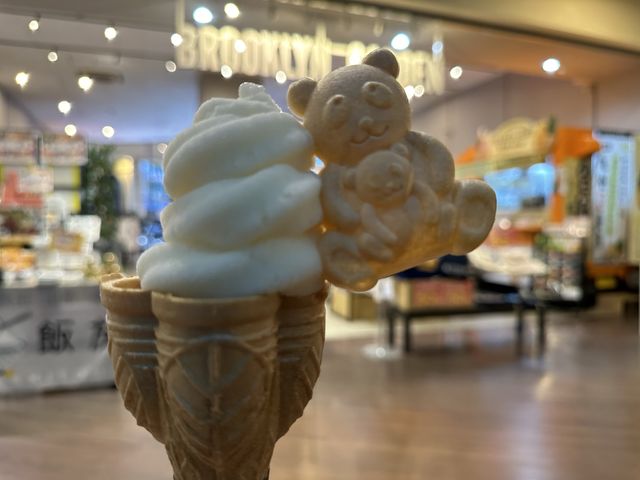 福岡・博多区。パンダもなか付きジェラート店『BROOKLYN GARDEN(SWEET  VERY GELATO)』