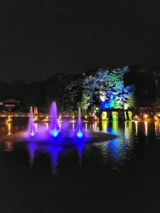 밤에 보면 더 화려한 의림지 야경✨️