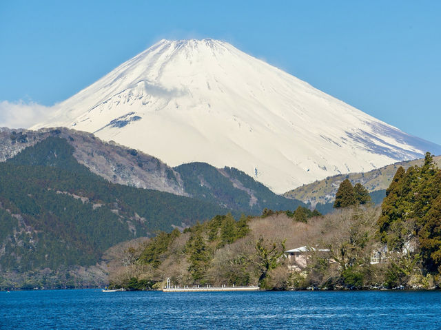 Scenic views of Lake Ashi 