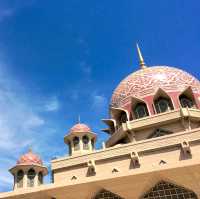 The pink-domed mosque in Malaysia