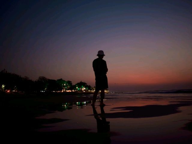 峇里島庫塔海灘超美日落 I Kuta Beach I Bali Island