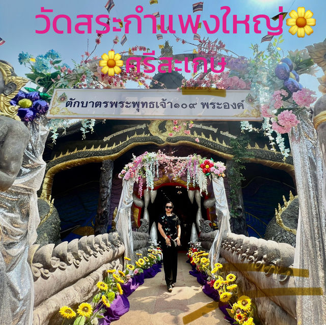 สาธุบุญ ณ วัดสระกำแพงใหญ่ 🌼ศรีสะเกษ