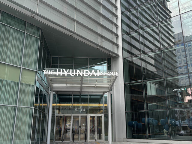 【汝矣島站】首爾最大規模巨型百貨 THE HYUNDAI SEOUL