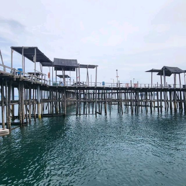 fishing flowing platform in Mersing Johor