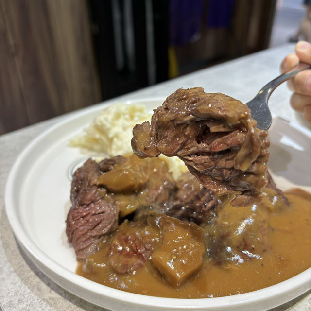 銅鑼灣茶餐廳 板燒美國頂級風門牛柳套餐$188